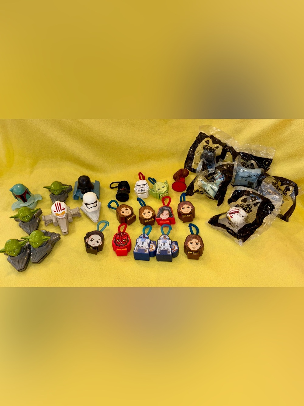 26 - 2020 & 2019 McDonald's Star Wars Happy Meal toys